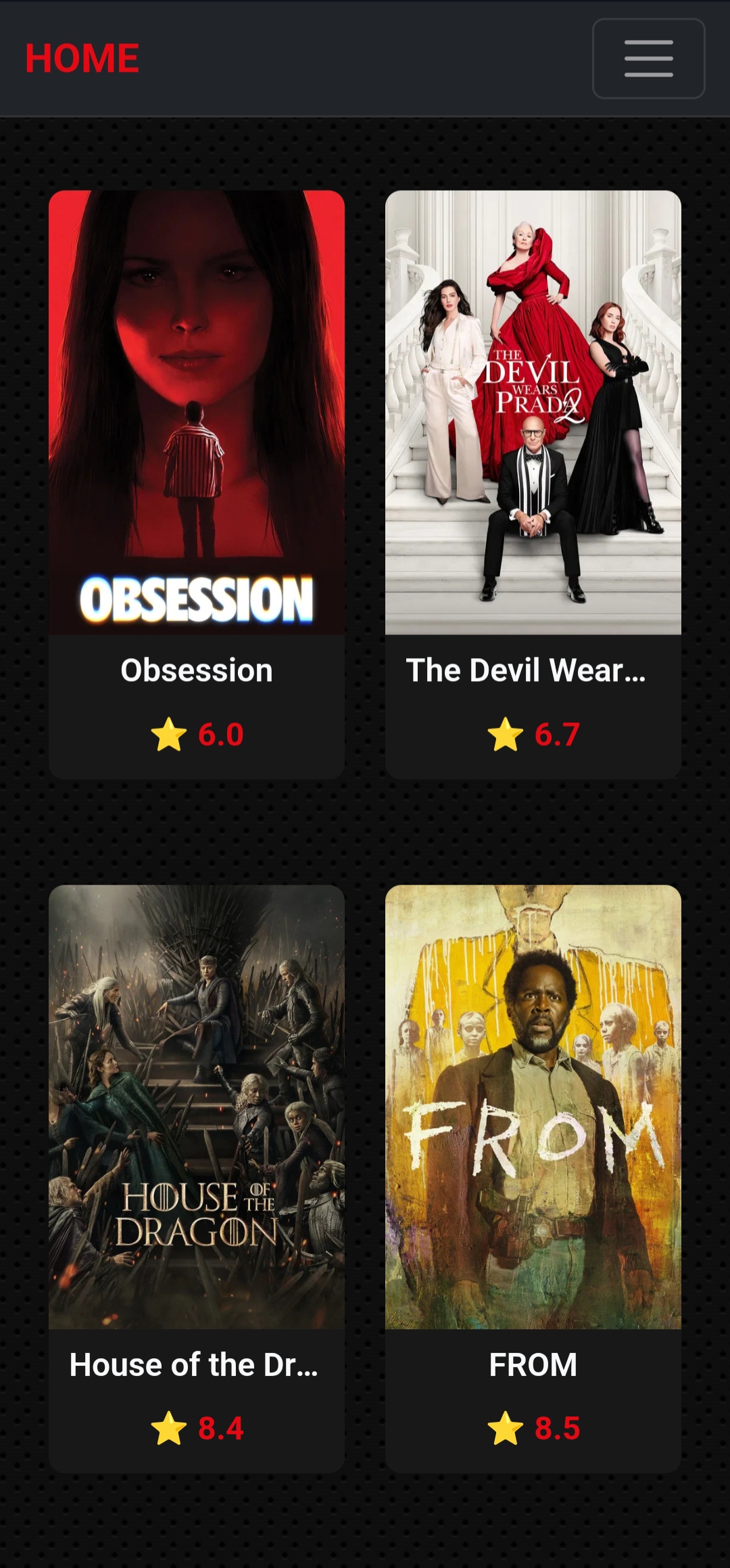 OTT Ratings screenshot